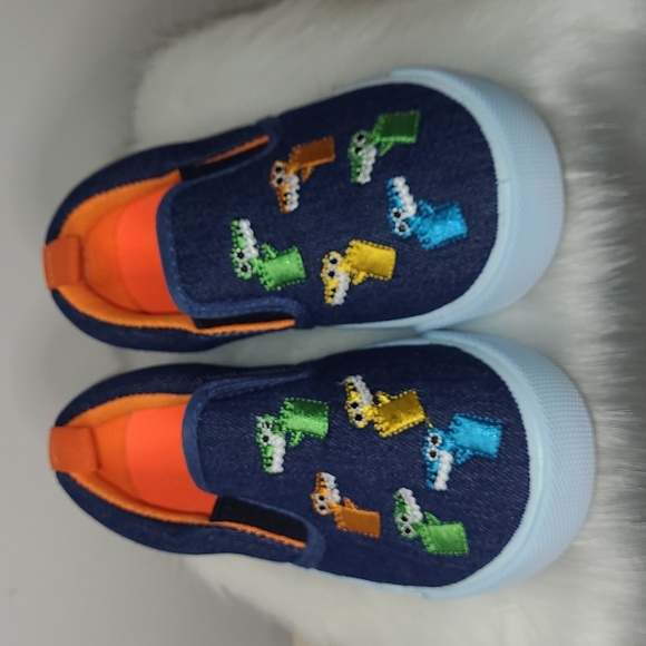 PAPOS Kids Toddler Slip-On Sneakers with Embroidery Gators NWT Size 5 - Picture 3 of 10